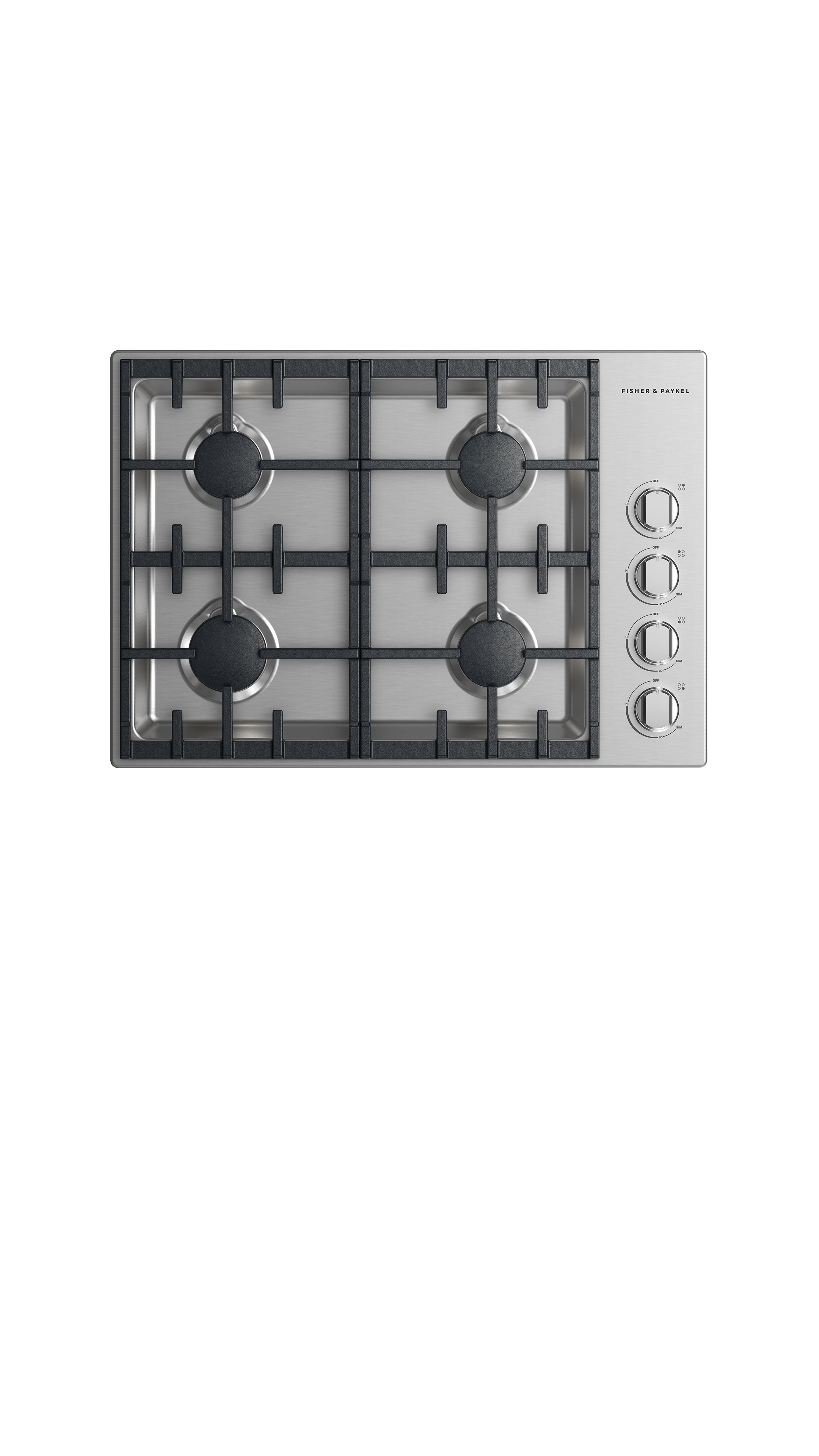 Model: CDV2-304-N_N | Fisher and Paykel Gas Cooktop 30", 4 burner