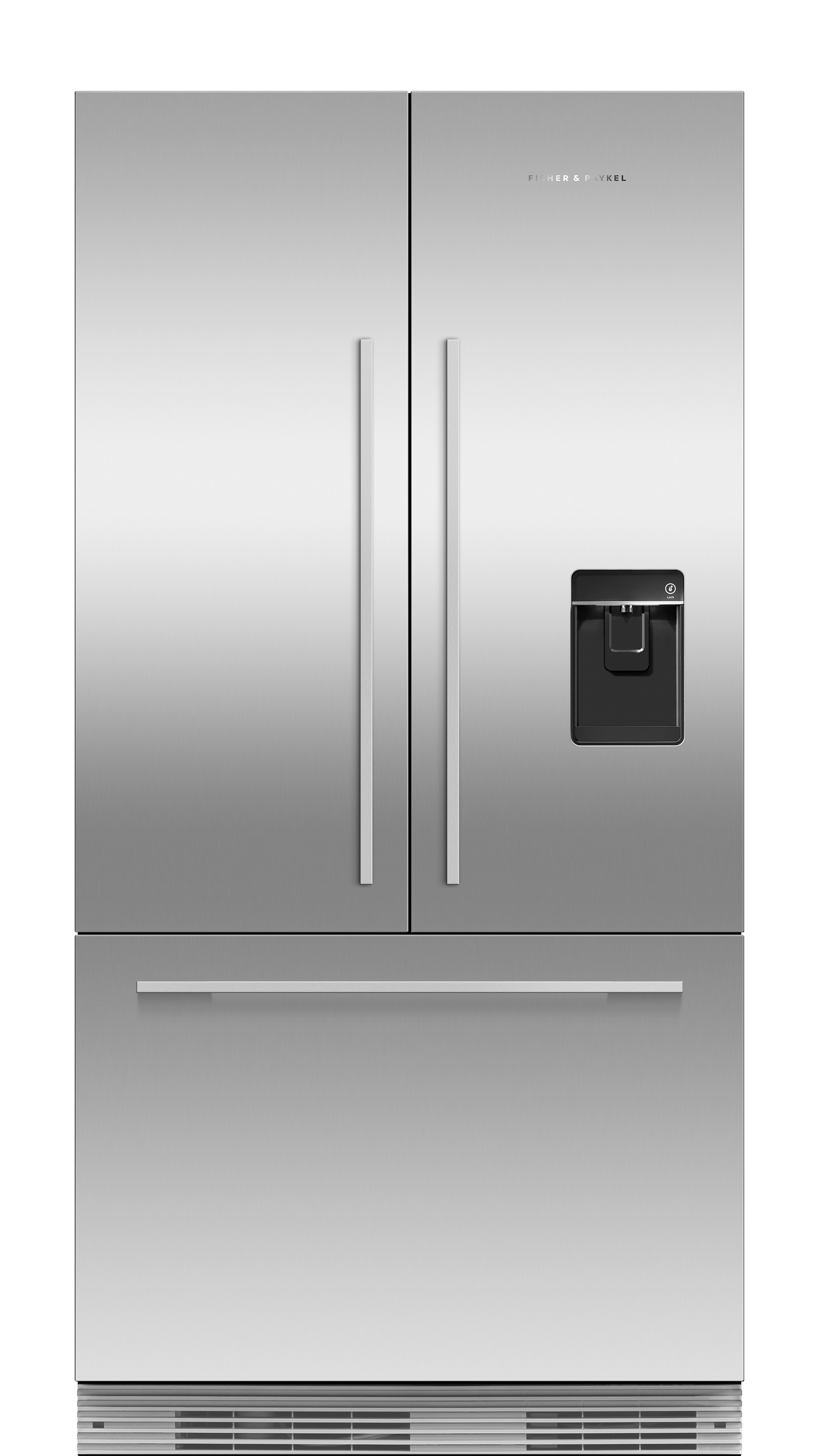 Model: RS36A72U1_N | Fisher and Paykel Integrated French Door Refrigerator Freezer, 36", 16.8 cu ft, Panel Ready, Ice &amp; Water