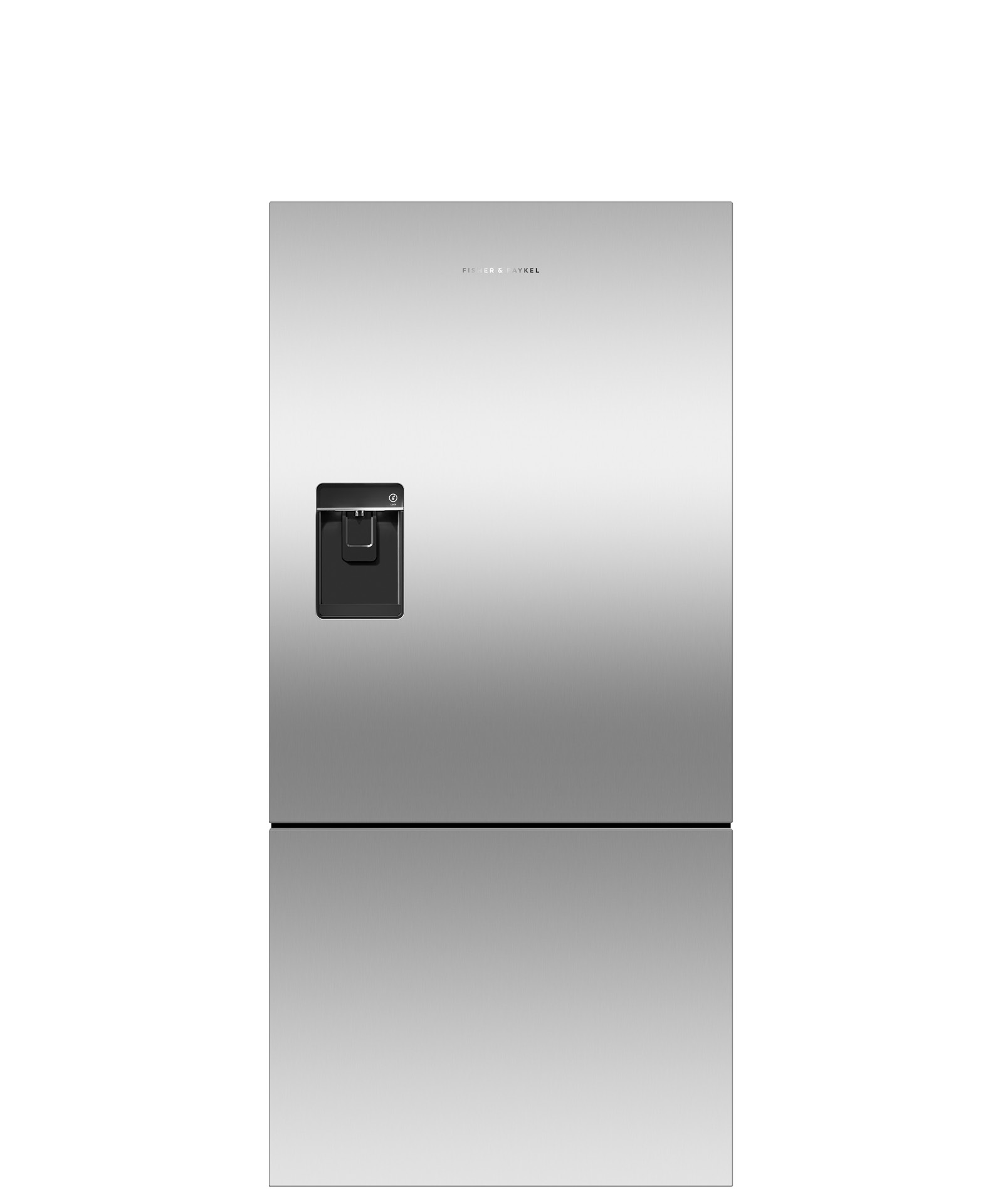Model: RF170BLPUX6_N | Fisher and Paykel Counter Depth Refrigerator 17.5 cu ft, Ice &amp; Water