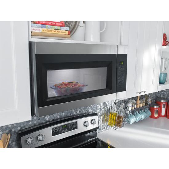 Amana Amv2307pfs 1 6 Cu Ft Over The Range Microwave With Add 0 30 Seconds Amv2307pfs Appliance Direct