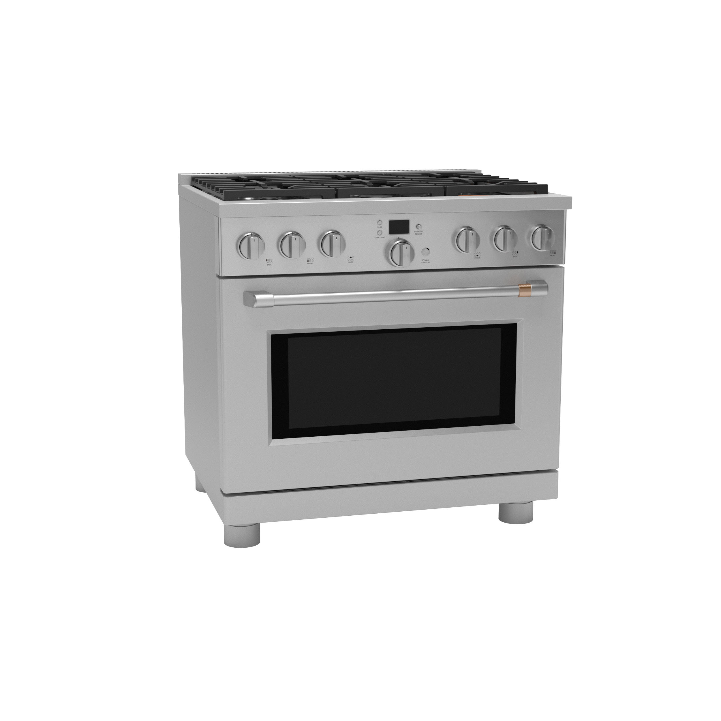 Cafe CGY366P2TS1 Café™ 36" Smart AllGas CommercialStyle Range with 6 Burners (Natural Gas