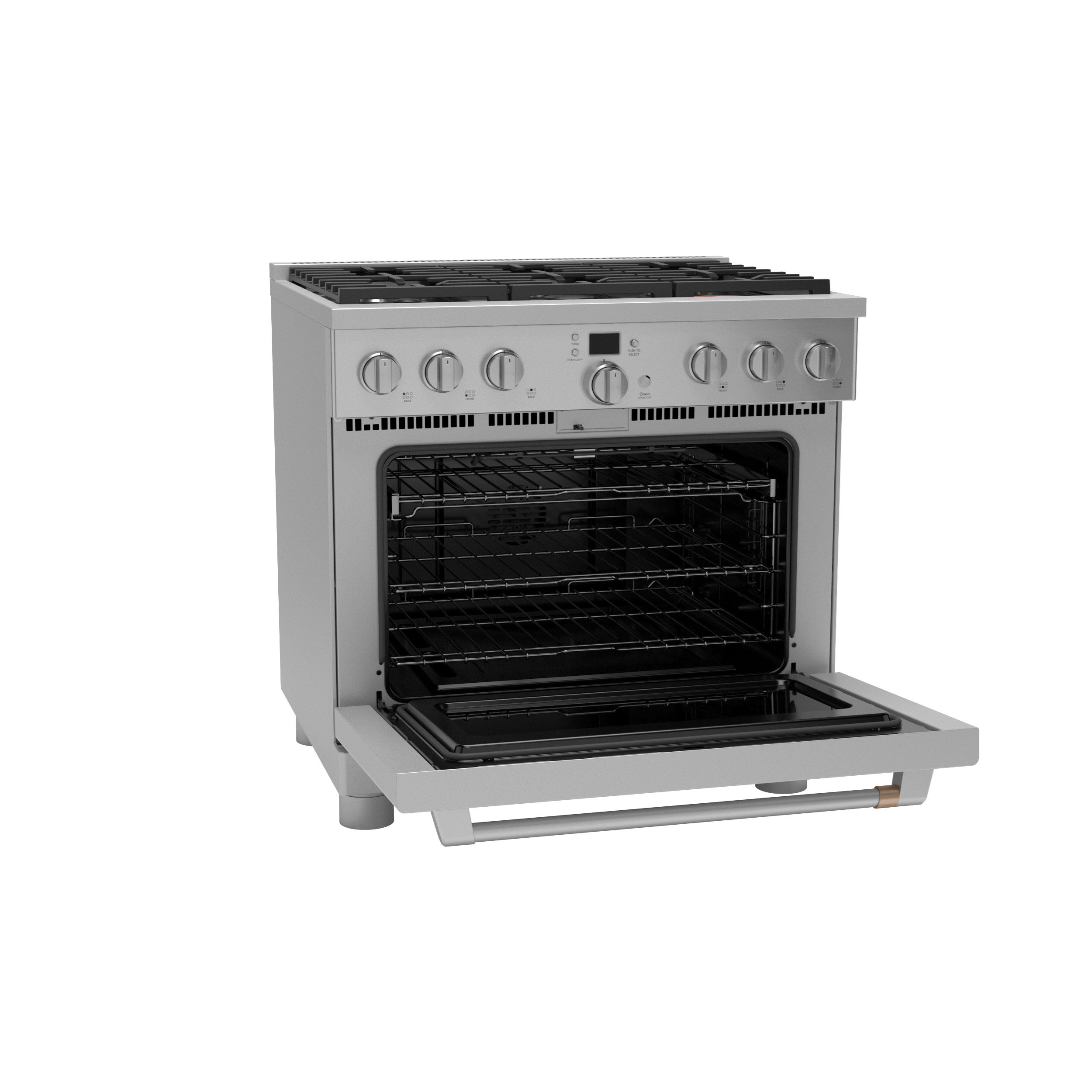 Cafe CGY366P2TS1 Café™ 36" Smart AllGas CommercialStyle Range with 6 Burners (Natural Gas