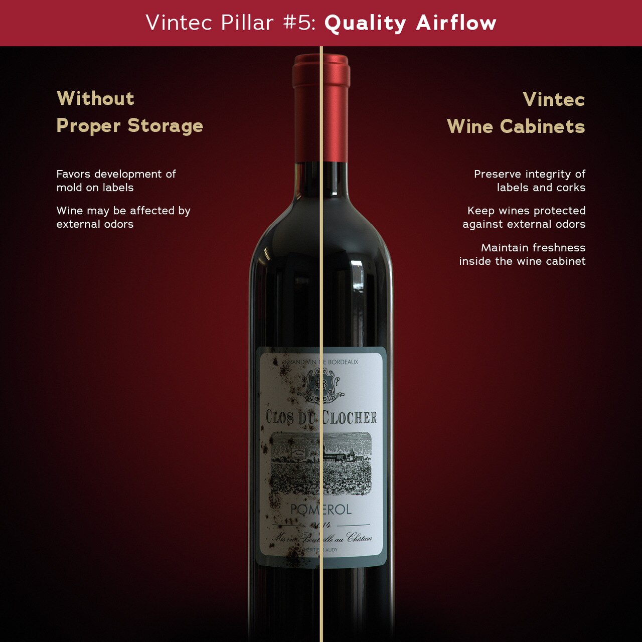 Model: VWCM201FAB | Vintec Vintec V200 Wine Cabinet