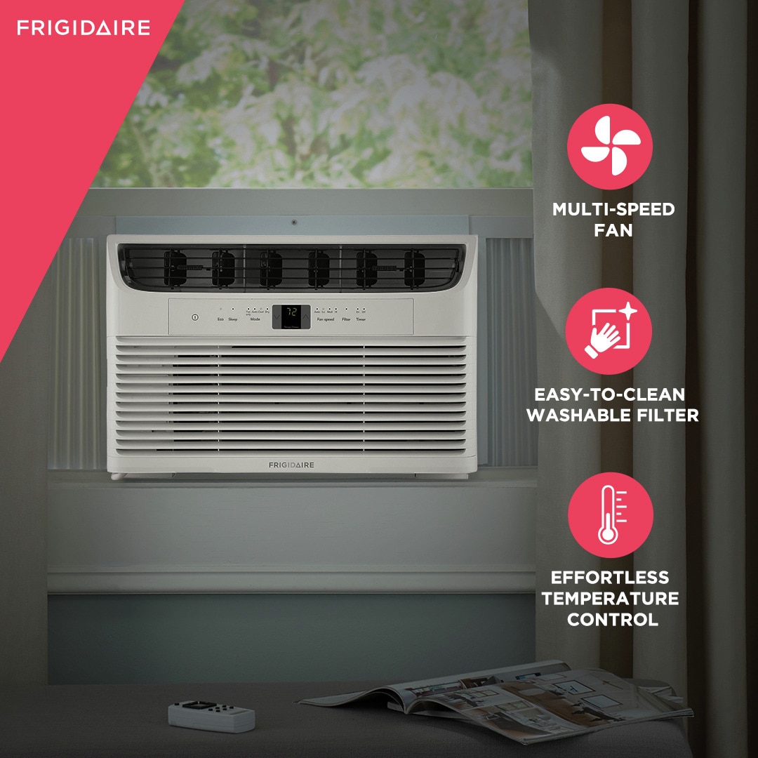 Model: FFRA082WAE | Frigidaire 8,000 BTU Window-Mounted Room Air Conditioner