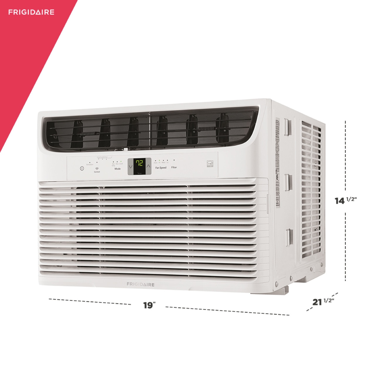 Model: FHWW123WB1 | Frigidaire 12,000 BTU Connected Window-Mounted Room Air Conditioner