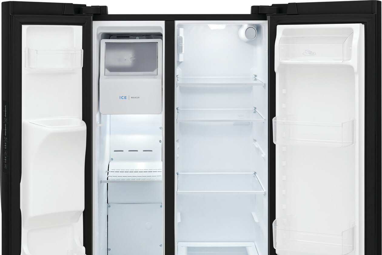 Model: FRSS2323AB | Frigidaire 22 Cu. Ft. 33" Standard Depth Side by Side Refrigerator