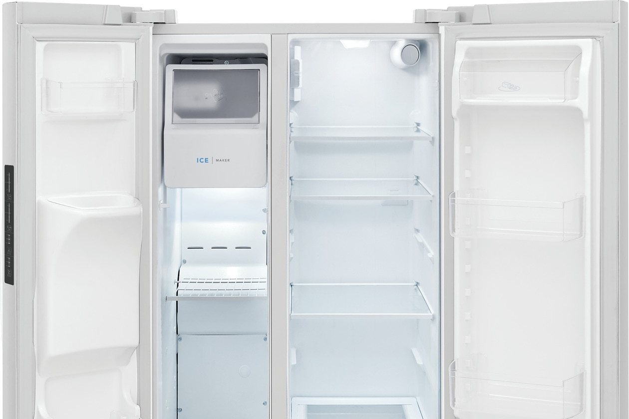 Model: FRSS2323AW | Frigidaire 22 Cu. Ft. 33" Standard Depth Side by Side Refrigerator