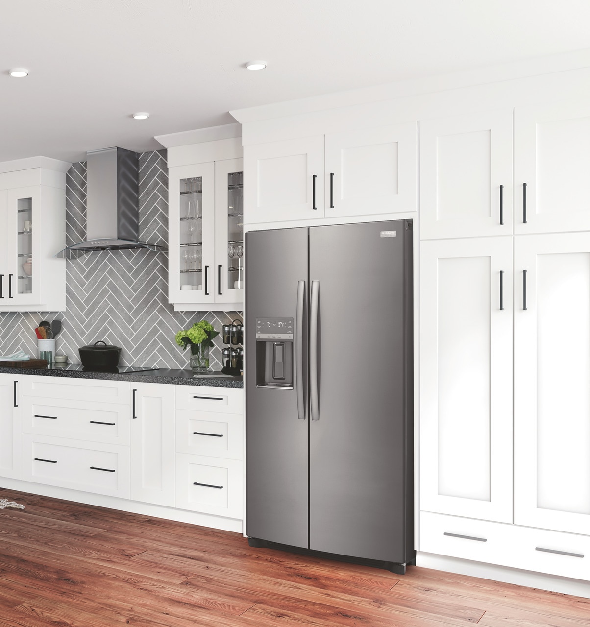 Model: GRSC2352AD | Frigidaire Gallery 22 Cu. Ft. 36" Counter Depth Side by Side Refrigerator