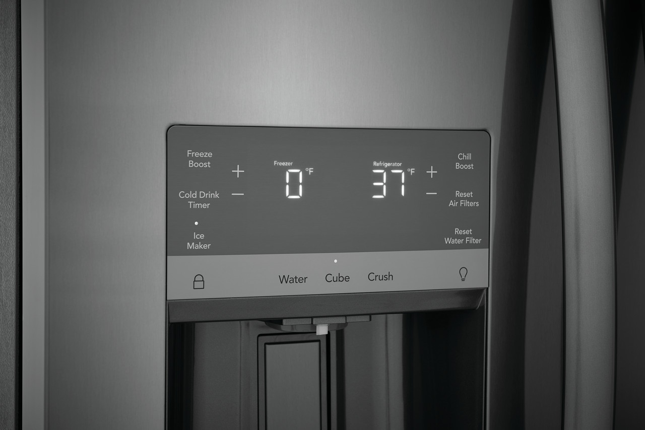Model: GRSC2352AD | Frigidaire Gallery 22 Cu. Ft. 36" Counter Depth Side by Side Refrigerator