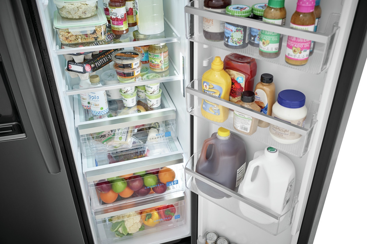 Model: GRSC2352AD | Frigidaire Gallery 22 Cu. Ft. 36" Counter Depth Side by Side Refrigerator