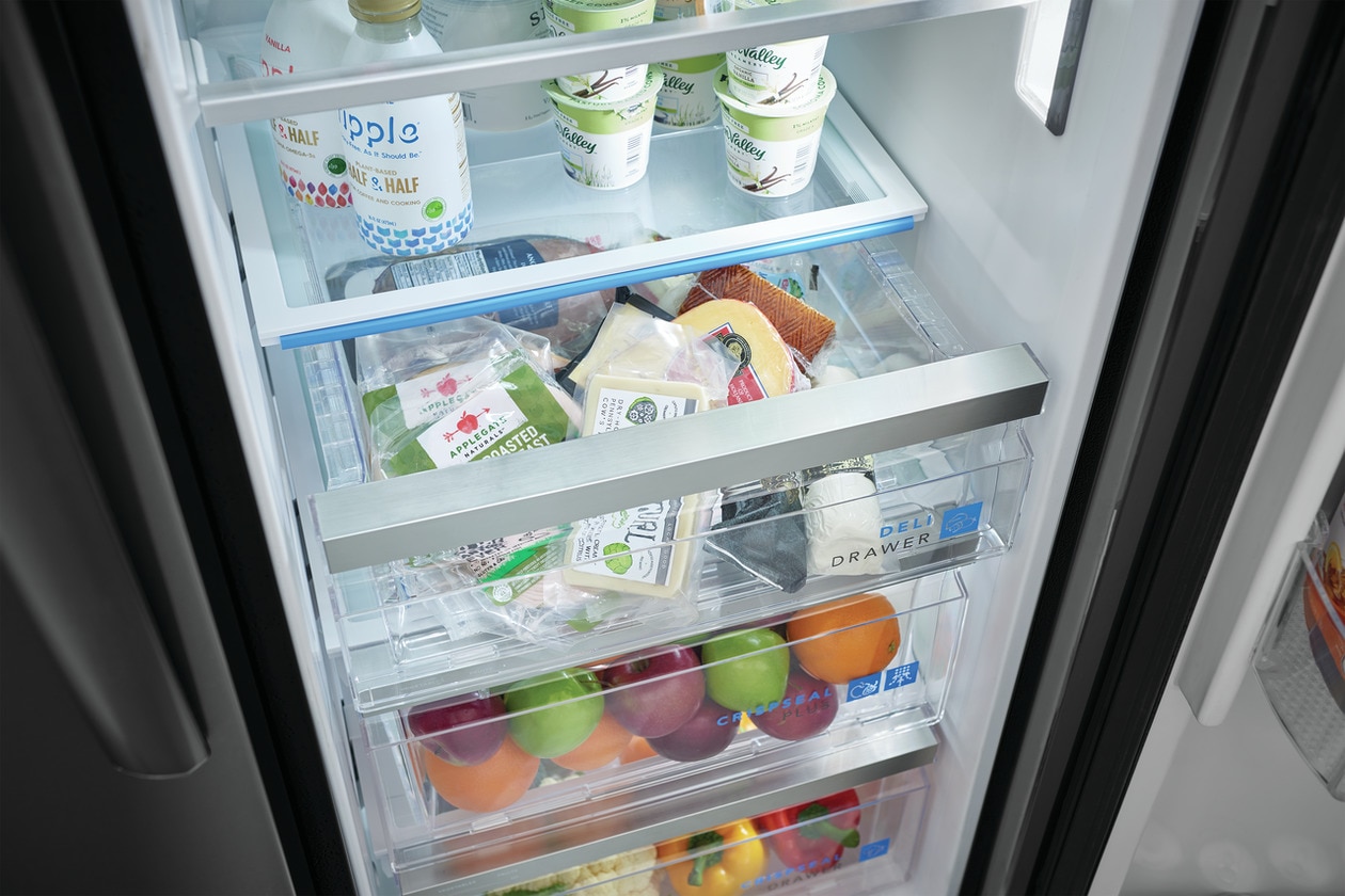 Model: GRSC2352AD | Frigidaire Gallery 22 Cu. Ft. 36" Counter Depth Side by Side Refrigerator