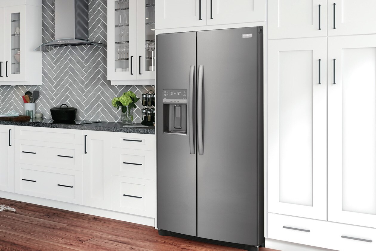 Model: GRSC2352AD | Frigidaire Gallery 22 Cu. Ft. 36" Counter Depth Side by Side Refrigerator