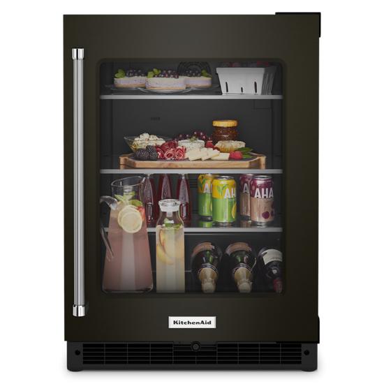 KitchenAid KURR314KBS 24" Undercounter Refrigerator with Glass Door
