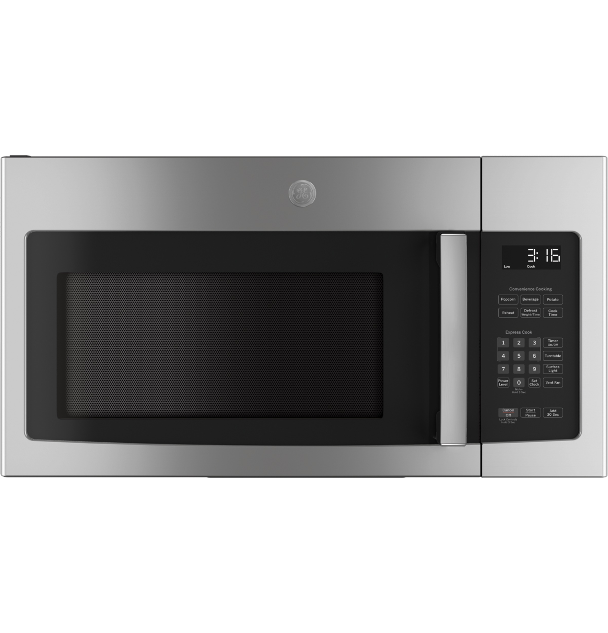 GE JVM3162RJSS GE® 1.6 Cu. Ft. OvertheRange Microwave Oven