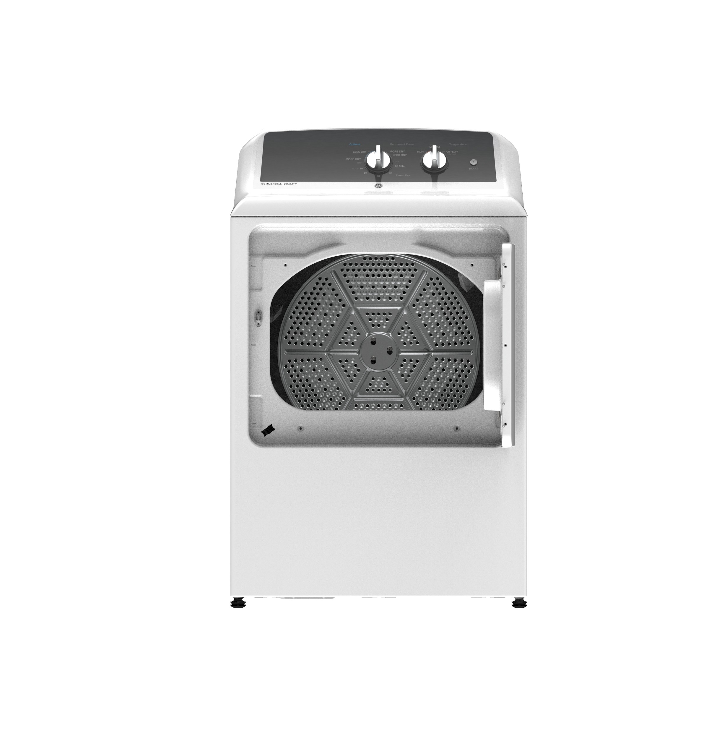 Model: GTX52EASPWB-Used | GE GE® 6.2 cu. ft. Capacity aluminized alloy drum Electric Dryer
