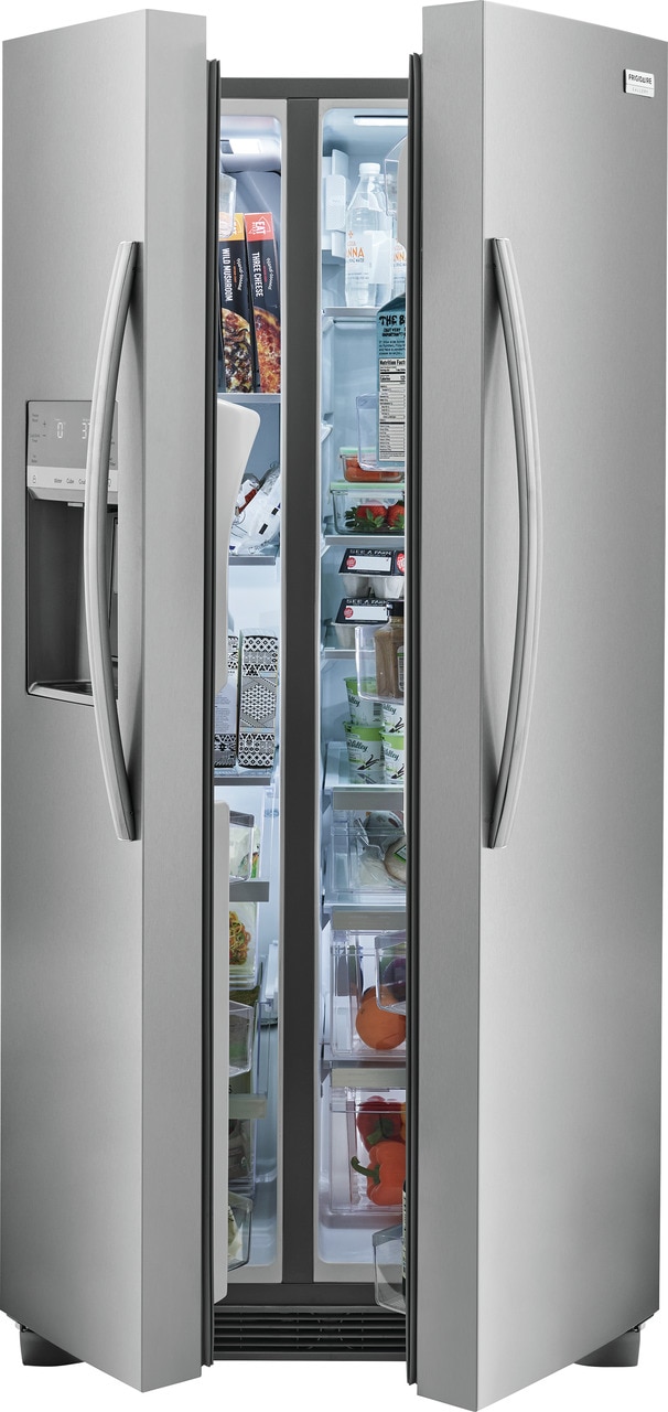 Model: GRSS2352AF | Frigidaire Gallery 22 Cu. Ft. 33" Standard Depth Side by Side Refrigerator