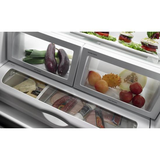 JennAir JFC2290RTB 72” Counter Depth French Door Refrigerator
