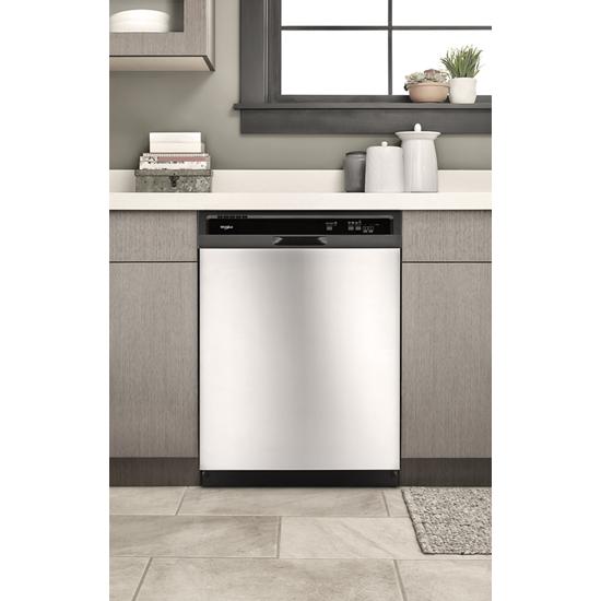 Whirlpool WDF331PAHS HeavyDuty Dishwasher with 1Hour Wash Cycle
