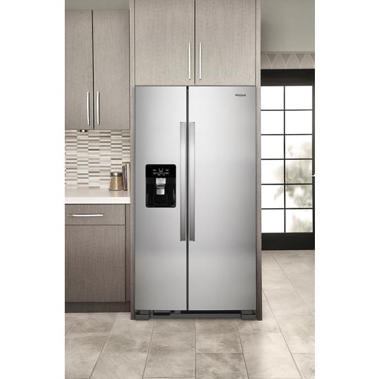 Whirlpool WRS325SDHZ 36inch Wide SidebySide Refrigerator 25 cu