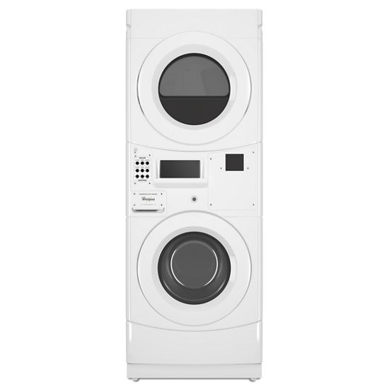 Whirlpool Commercial Electric Stack Washer/Dryer, Non-Vend