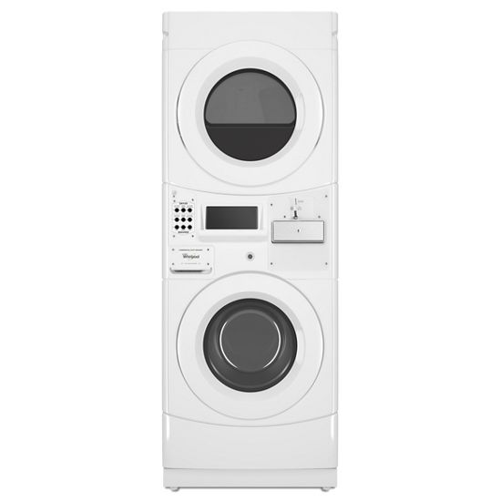 Whirlpool Commercial Gas Stack Washer/Dryer, Coin Equipped