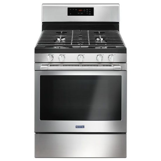 Maytag 30-inch Wide Gas Range With 5th Oval Burner - 5.0 Cu. Ft.