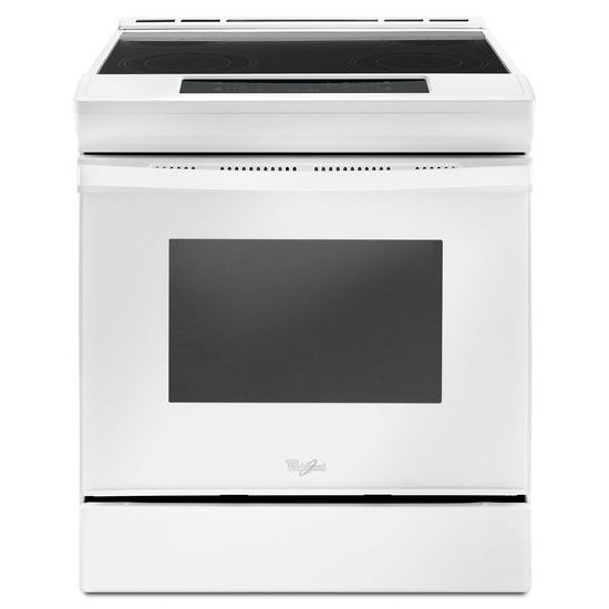 Whirlpool 4.8 cu. ft. Guided Electric Front Control Range With The Easy-Wipe Ceramic Glass Cooktop