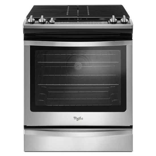 Whirlpool 5.8 Cu. Ft. Slide-In Gas Range with EZ-2-Lift™ Hinged Grates