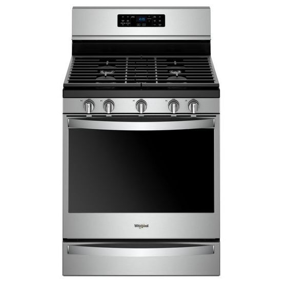 Whirlpool 5.8 cu. ft. Freestanding Gas Range with Frozen Bake™ Technology
