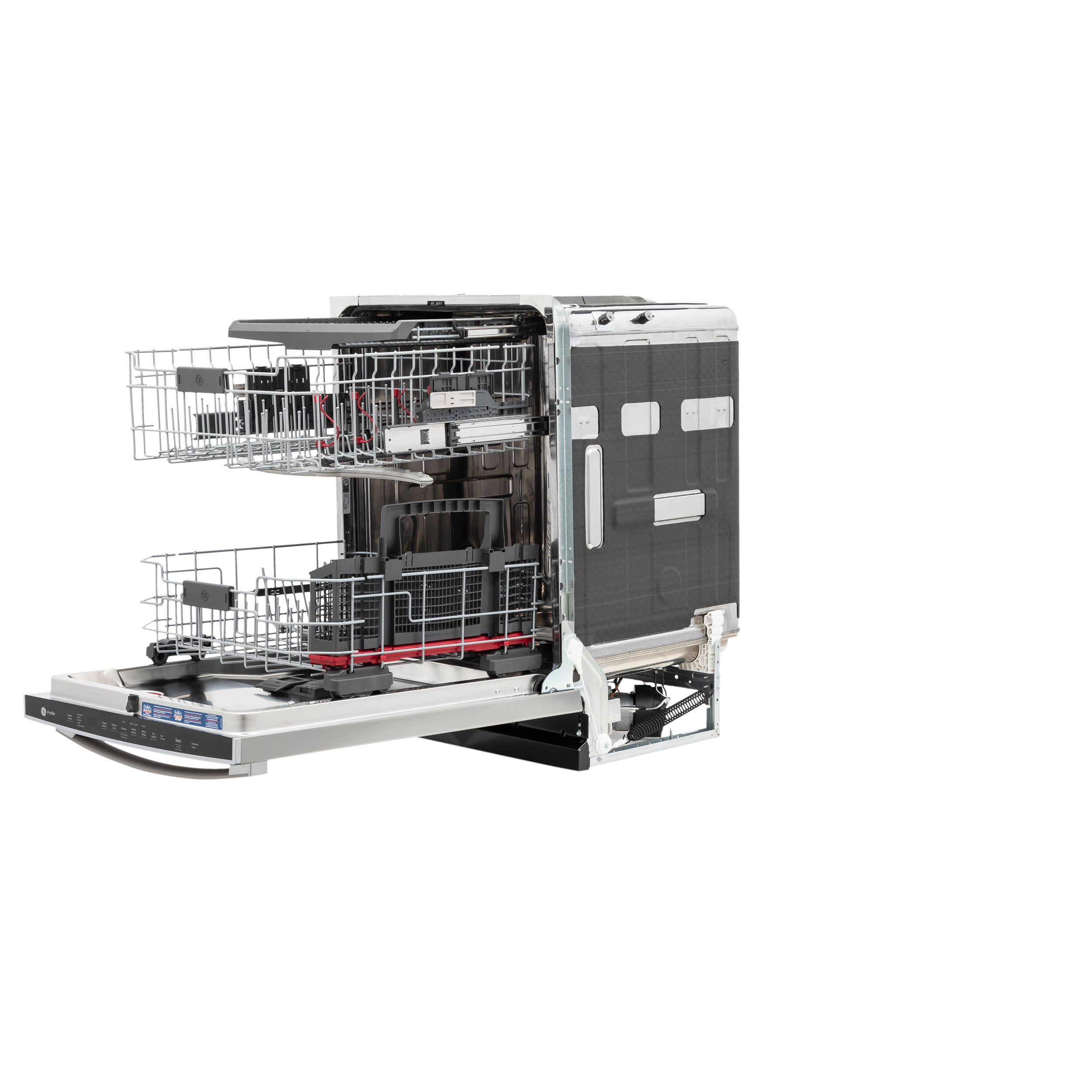 Model: PDT715SYNFS - S/D  | GE Profile GE Profile™ Fingerprint Resistant Top Control with Stainless Steel Interior Dishwasher with Sanitize Cycle & Dry Boost with Fan Assist
