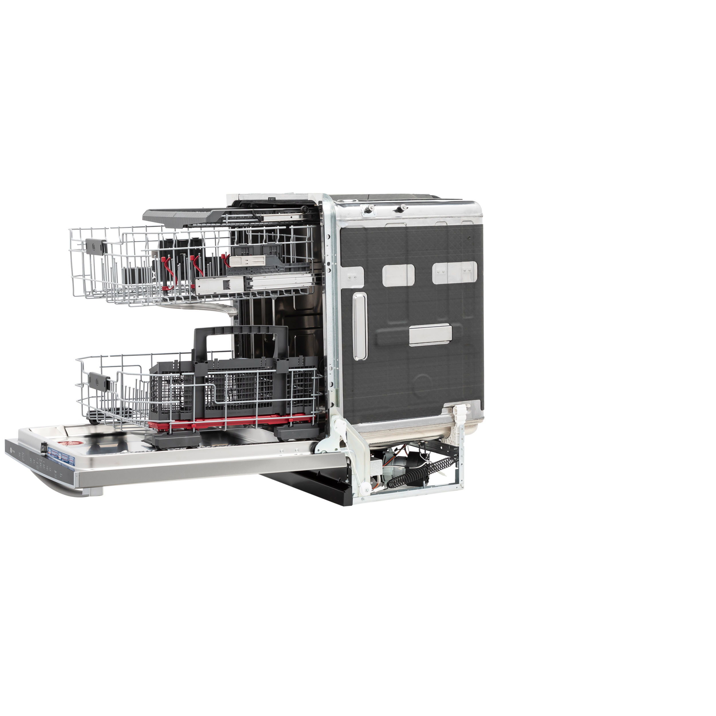 Model: PDT715SYNFS - S/D  | GE Profile GE Profile™ Fingerprint Resistant Top Control with Stainless Steel Interior Dishwasher with Sanitize Cycle & Dry Boost with Fan Assist