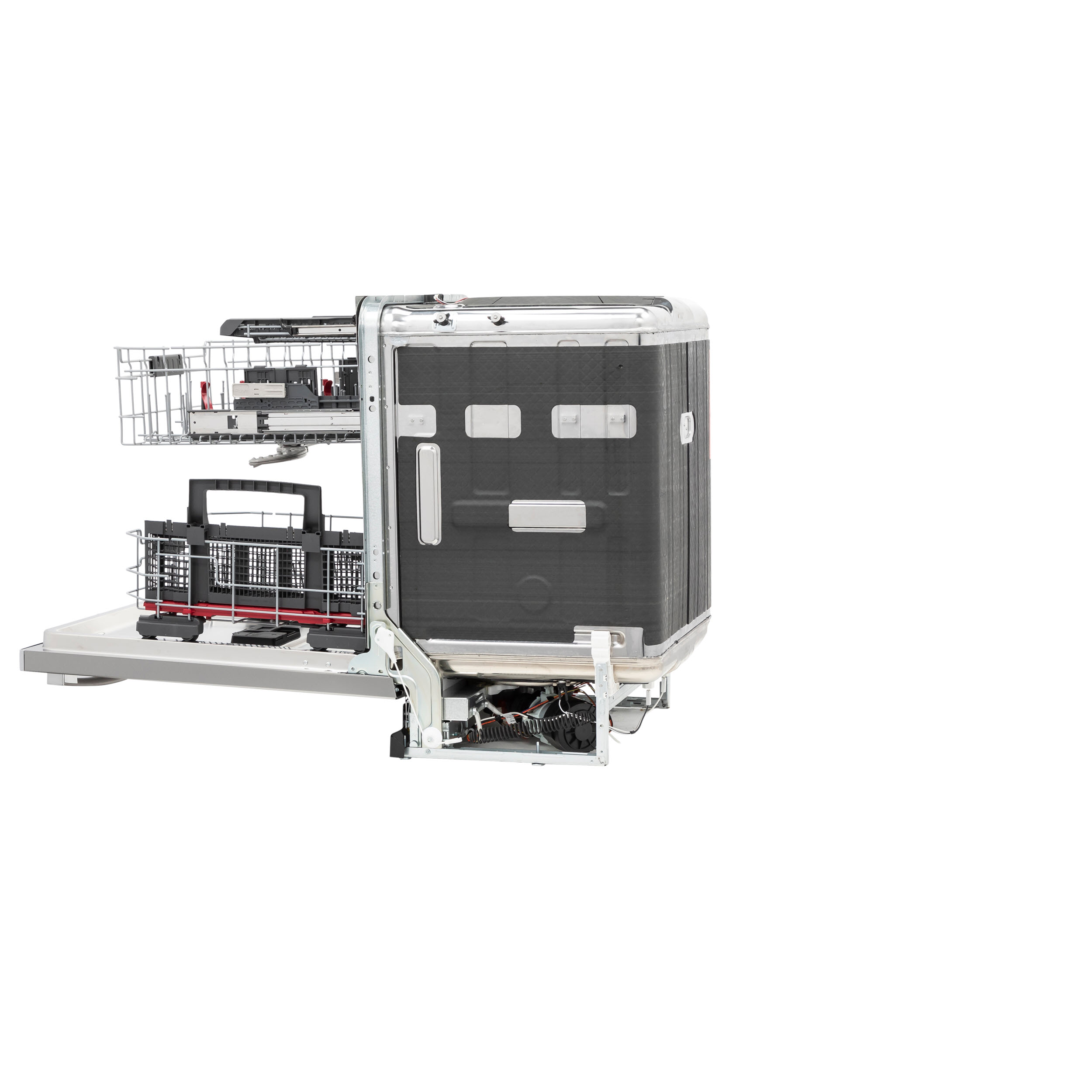 Model: PDT715SYNFS - S/D  | GE Profile GE Profile™ Fingerprint Resistant Top Control with Stainless Steel Interior Dishwasher with Sanitize Cycle & Dry Boost with Fan Assist