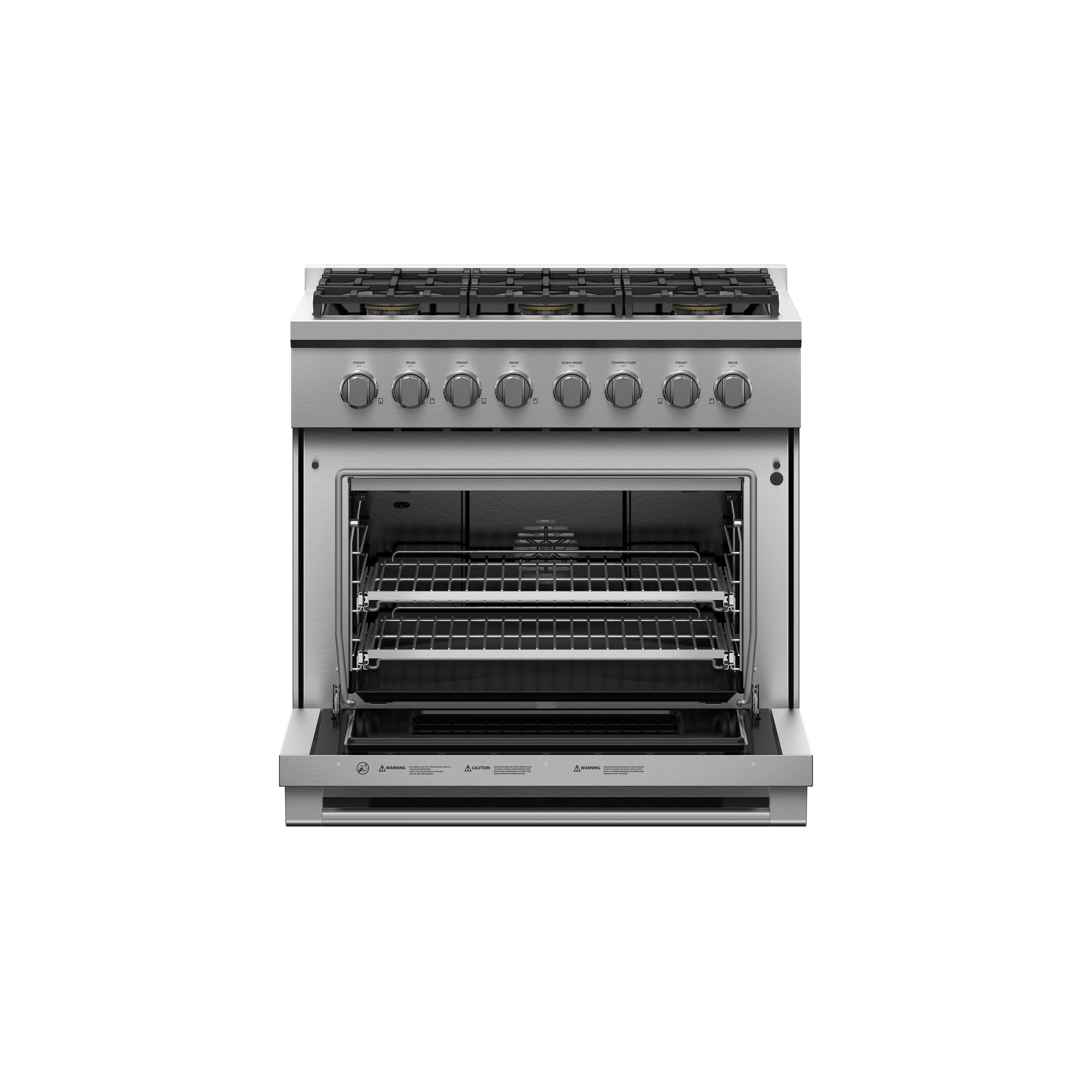 Fisher and Paykel Gas Range, 36", 6 Burners, LPG