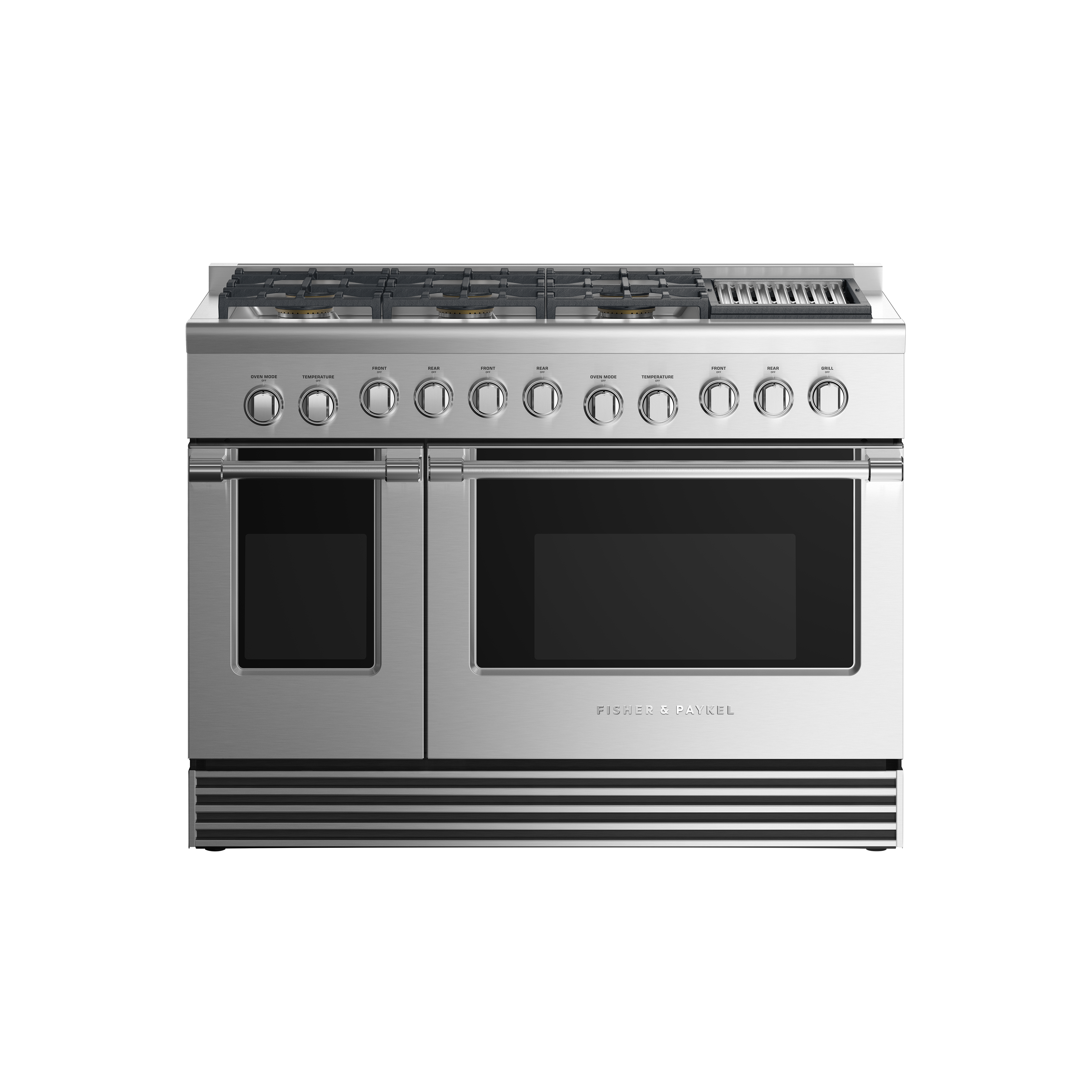 Fisher and Paykel Gas Range, 48", 6 Burners with Grill