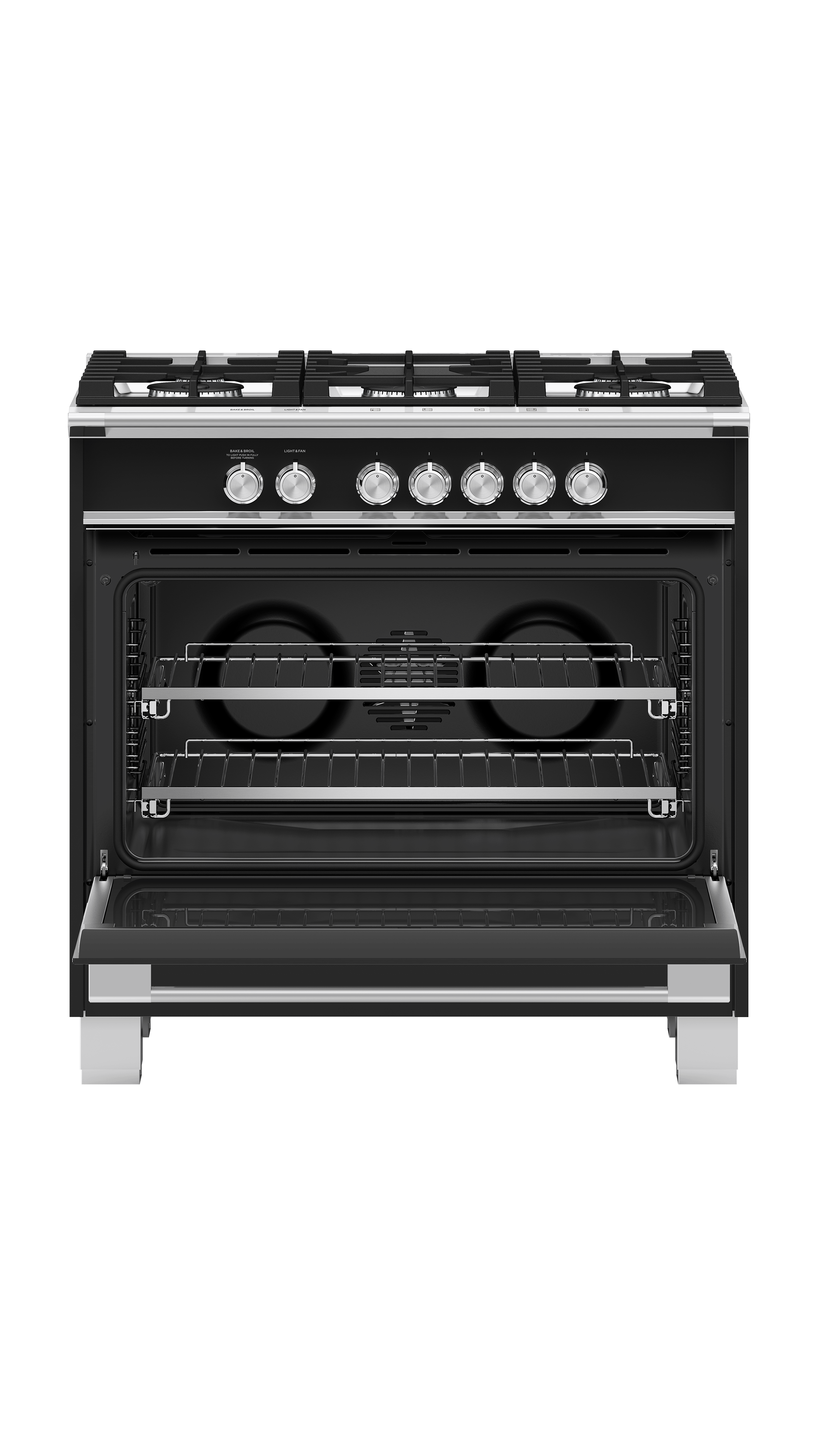 Fisher and Paykel Gas Range, 36", 5 Burners