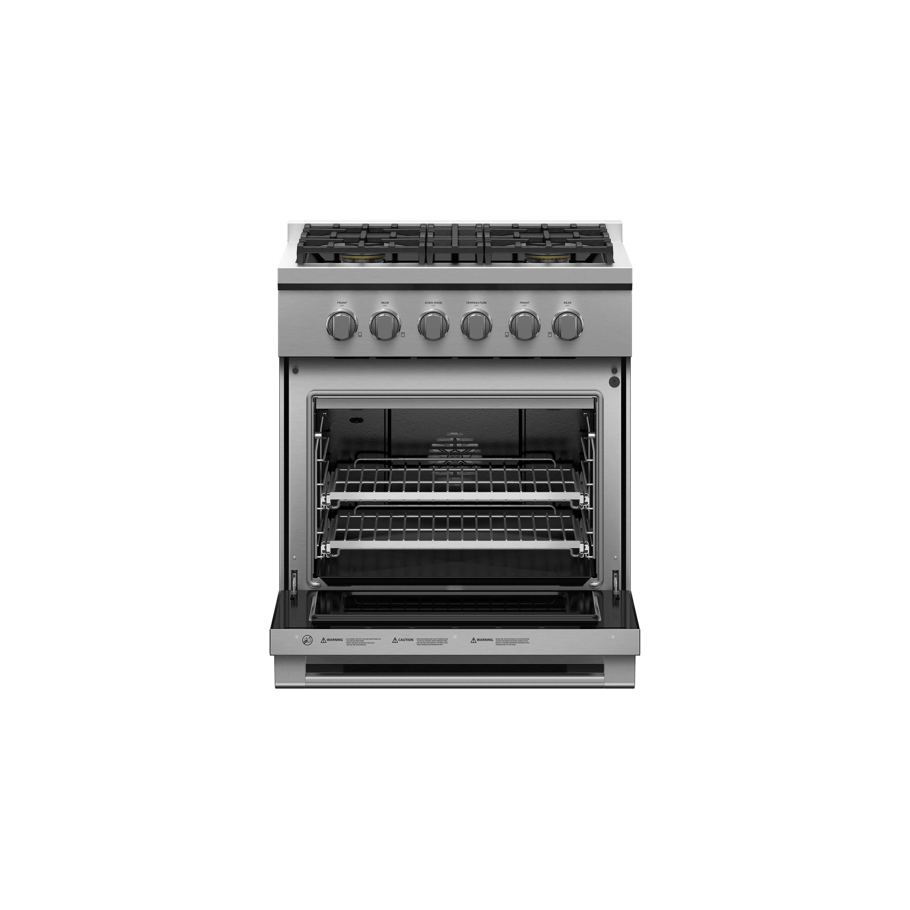 Fisher and Paykel Gas Range, 30", 4 Burners