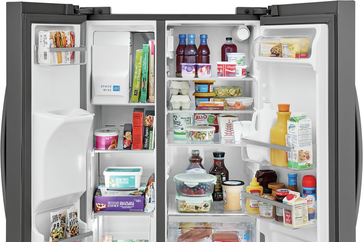 Model: GRSS2652AD | Frigidaire Gallery 26 Cu. Ft. 36" Standard Depth Side by Side Refrigerator