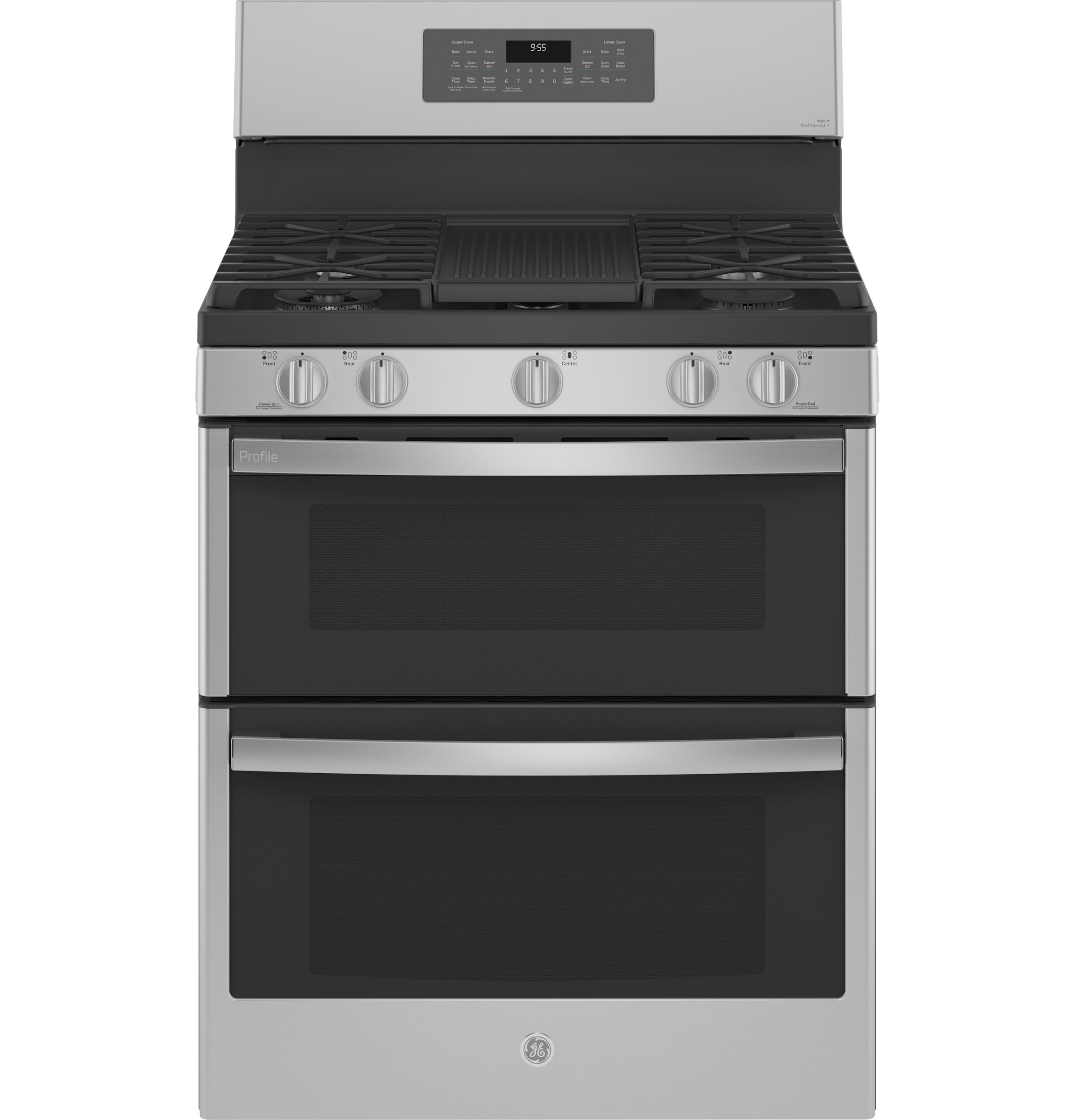 Ge profile double outlet oven electric range