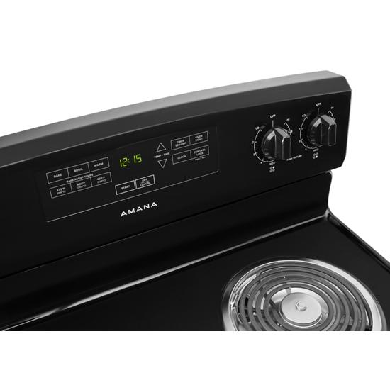 Amana ACR4303MFB 30inch Amana® Electric Range with Bake Assist
