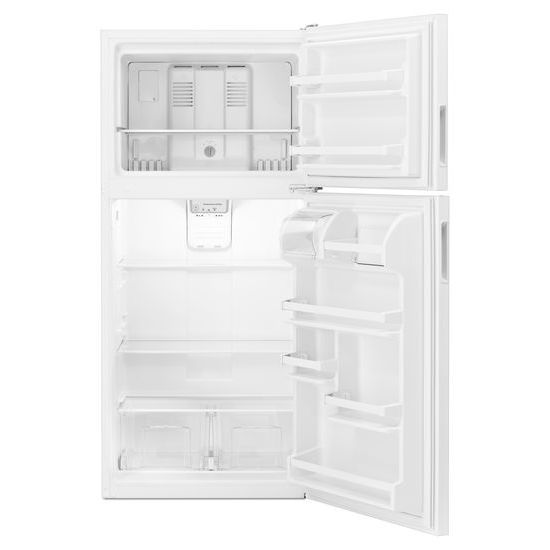 Amana Art318ffdw 30 Inch Amana Top Freezer Refrigerator With Glass Shelves Art318ffdw Appliance Direct