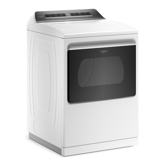 Whirlpool WED8127LW 7.4 cu. ft. Top Load Electric Dryer with