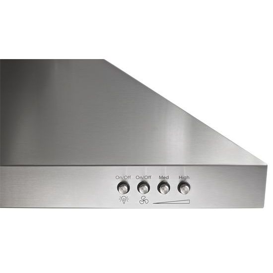 Model: WVW53UC6FS | Unbranded 36" Contemporary Stainless Steel Wall Mount Range Hood