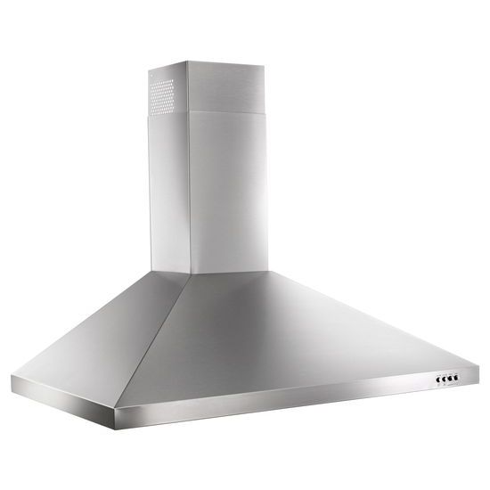 Model: WVW53UC6FS | Unbranded 36" Contemporary Stainless Steel Wall Mount Range Hood