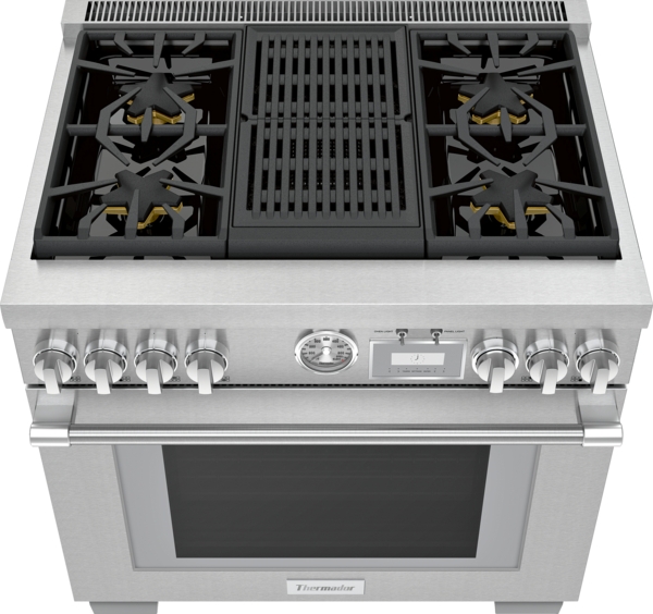 36-Inch Pro Grand® Commercial Depth Dual Fuel Range with Grill