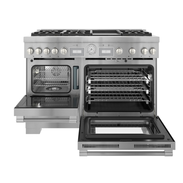 Model: PRD48WDSGU | Thermador Dual Fuel Professional Range, 48'' Pro Grand® Commercial Depth