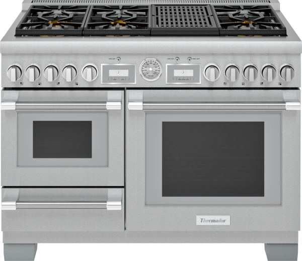 48-Inch Pro Grand® Commercial Depth Dual Fuel Steam Range with Grill