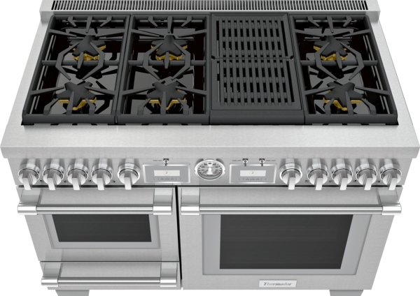48-Inch Pro Grand® Commercial Depth Dual Fuel Steam Range with Grill