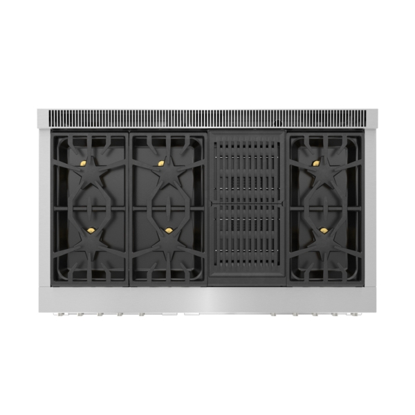 48-Inch Pro Grand® Commercial Depth Dual Fuel Steam Range with Grill