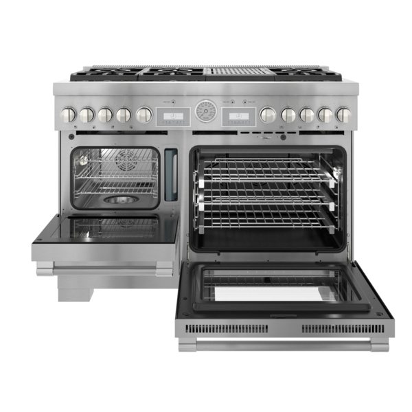 48-Inch Pro Grand® Commercial Depth Dual Fuel Steam Range with Grill