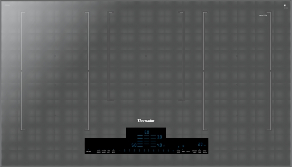 36-Inch Masterpiece® Liberty™ Induction Cooktop, Silver Mirror, Frameless